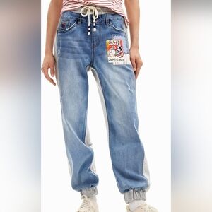 Blue Mickey Mouse Women's Jeans